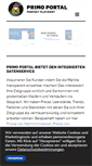 Mobile Screenshot of info.primoportal.de